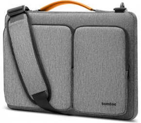ჩანთა Tomtoc Defender A42-E02G, 16 ინჩიანი ლეპტოპებისთვის, ნაცრისფერი