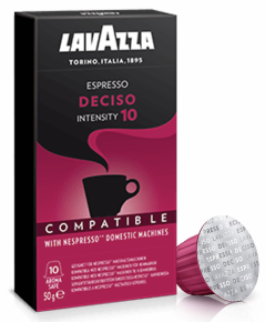 ყავის კაფსულა Lavazza Espresso Deciso 10 ც.